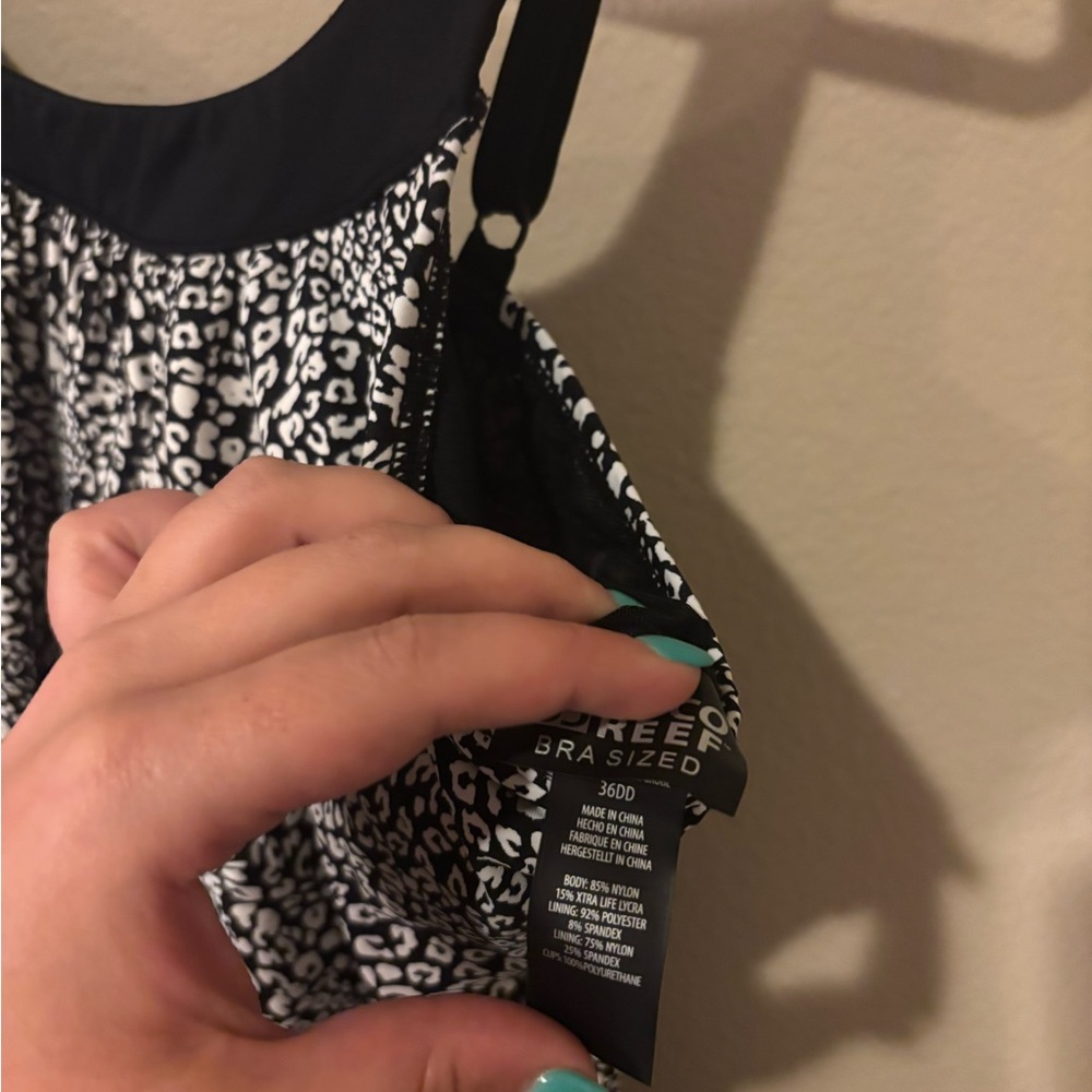 Coco Reef Printed Ultra Fit Underwire Bra-Sized Tankini Top - Picture 6 of 9